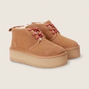 UGG women’s neumel heritage platform boots, brown light brown
